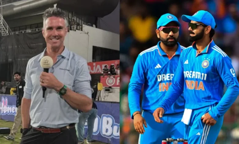 Kevin Pietersen, Rohit Sharma and Virat Kohli